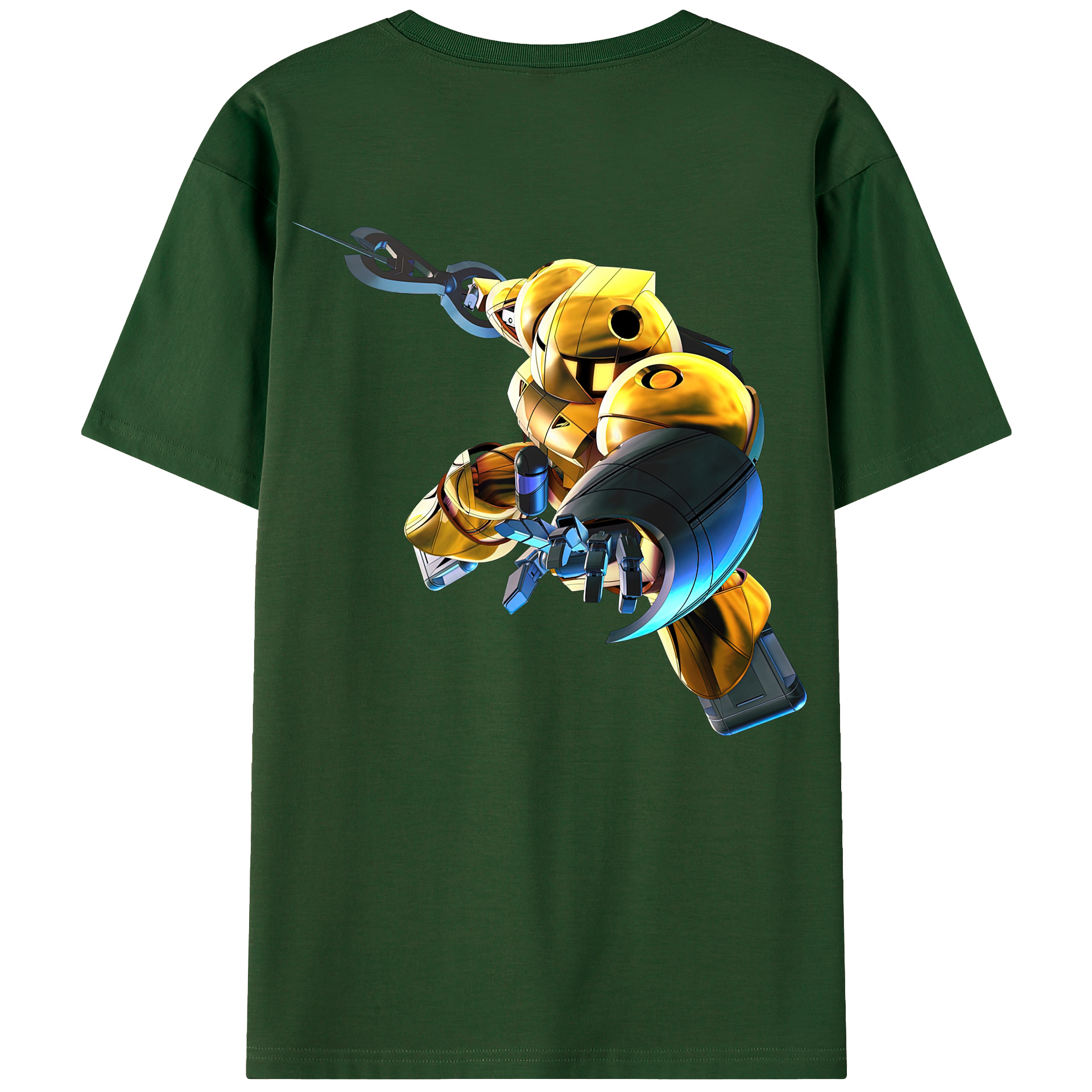 （画像用） 機動戦士ガンダム Mobile Suit Gundam 綿100％半袖Tシャツ（背面プリント）